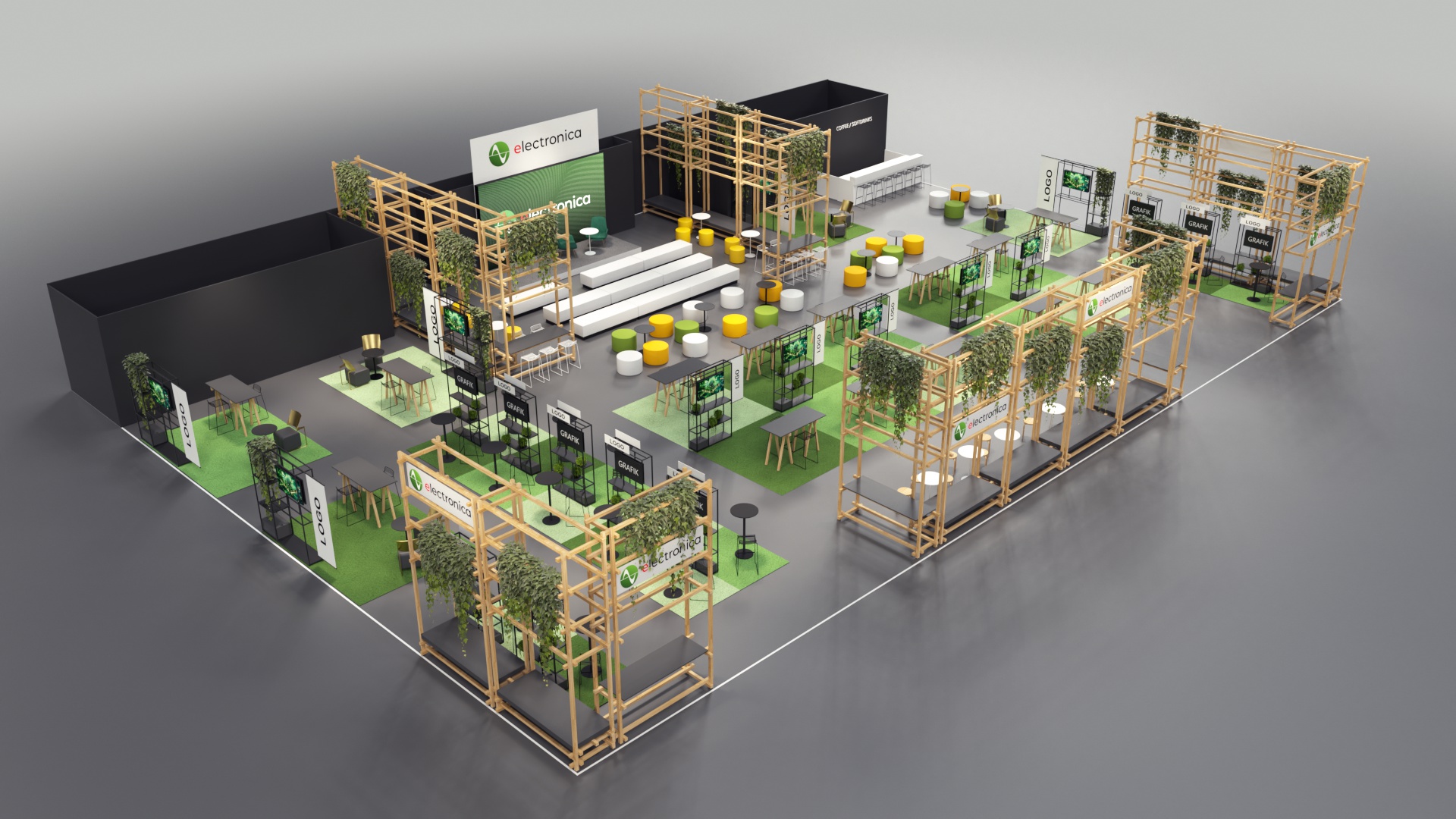 What 'edge lab LIVE' at electronica 2026 is going to look like (Copyright: Arno Design)